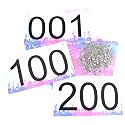 TRIWONDER Race Bibs Running Numbers with Safety Pins, Tyvek 4"x7" Large Numbers 1-500 for Marathon Runners Events Sports Games