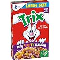 Trix Breakfast Cereal, 6 Fruity Shapes, Large Size, 13.9 oz (Pack of 10)