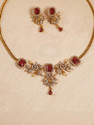 Trixee Brass Copper Gold-plated Gold Jewel Set
