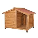 TRIXIE Natura Lodge Dog House, 39.5" L X 35.5" W X 32.5" H
