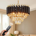 TRIXY Adw_moving chandelier 300 black Chandelier Ceiling Lamp