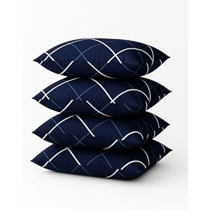 triyon microfiber soft white pillows  pillows for sleeping - size - 16x24 inches amp 40x60 cm - 4 blue
