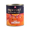 TROFFINO Orange Flavour Sugar Free Candy - (50 Pieces), Mouth Watering Fruit Flavoured with Delicious Taste, Diabetic Friendly Hard Candies