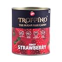 TROFFINO Strawberry Flavour Sugar-Free Candy Tins (50 Pieces), Hard Candies, Diabetic Friendly with Delicious Taste - Perfect For Sweet Cravings and Sharing