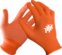 TrofT PVC Dotted Cotton Gloves for Tennis & Cricket - Soft Ball Only (1 Pair) Inner Gloves (Orange)