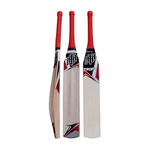 v-shaped mongoose kashmir willow bat with classy bat cover  new shape leather bat size  long handle 3425 in