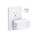 TROND Outlet Extender with 360 Rotating Plug - 6 AC Outlet Splitter