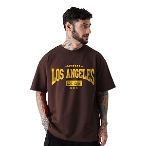 TROND Premium Mens 100 Cotton Oversized Half