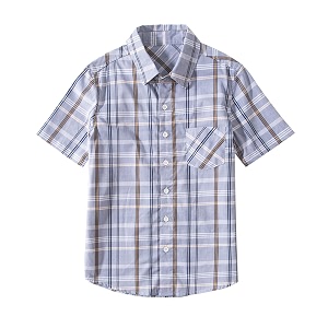 Tronjori Boys Short Sleeve Button Down Woven