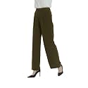 Tronjori Women High Waist Casual Straight Leg Long Business Work Suit Dress Pants Wide Leg Trousers Regular Waistband
