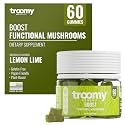 Troomy Reishi Mushroom Gummies with Ashwagandha - Berry Acai, 60 Count