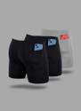 TroopLine Solid Men Black, Black, Grey Tights