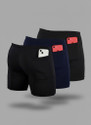 TroopLine Solid Men Black, Dark Blue, Black Tights
