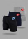 TroopLine Solid Men Black, Dark Blue, Grey Tights