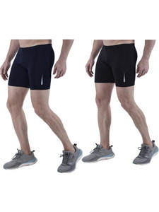 TroopLine Solid Men Black Tights