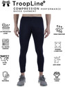 TroopLine Solid Men Dark Blue Tights