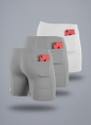 TroopLine Solid Men Grey, Grey, White Tights