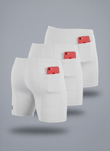 troopline solid men white white white tights