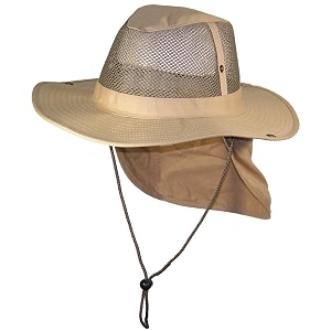 tropic hats summer wide brim mesh safarioutback wneck flap amp snap up sides