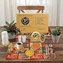 Gift Hamper - Premium Dining 6 pcs Tablemat and Spiral Round Coaster Set 6 (Green)