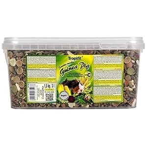 tropifit premium high protein guinea pig food pellet rich in vitamin c 3l15 kg item code- 53126all life stages