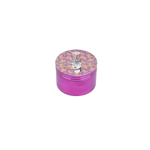 trp essentials premium metallic herb crushergrinder large with filter herb grinderherb crusher 50 mm celestis