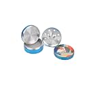 TRP Essentials Premium Metallic Herb Crusher/Grinder Large with Filter (Herb Grinder/Herb Crusher) (55 mm, Aslan)