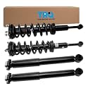 TRQ Front and Rear Complete Strut Assembly &amp; Shock Absorber Kit Shock