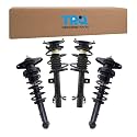 TRQ Front and Rear Complete Strut Assembly and Shock Absorber Kit Complete