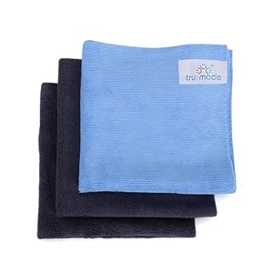 super absorbent extra thick microfiber cloth for car bike automobile interior and exterior cleaning laptop glass home kitchen dusting 400 gsm 40  40 cmpack of 3