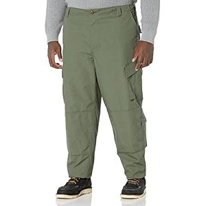 tru-spec mens tactical response uniform pant olive drab 2x-large long