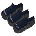 TRU47 No Show Grounding Socks, Silver Thread, Breathable Fabric