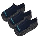 TRU47 No Show Grounding Socks, Silver Thread, Breathable Fabric