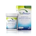 TruBiotics Probiotics for Digestive & Immune Health, Supports Regularity & Helps Relieve Abdominal Discomfort, Gas & Bloating, 2 Clinically Studied Probiotic Strains, Plus Prebiotics, 30 Capsules