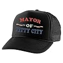 Trucker Hat Mayor of Titty City Funny Snapback Cap