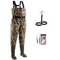 Trudave Chest Waders for Men with Boots, 2-Ply Nylon/PVC Waterproof Fishing &amp; Hunting Waders for Men and Women