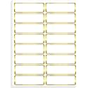 True-Ally 1000 PCS Gold Metallic Name Labels