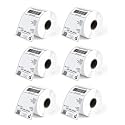 True-Ally 100mm x 150mm Direct Thermal Shipping Label, 4"x 6" Sticker Rolls, 400 Label per Roll, Strong Adhesive, Barcode Compatible for E-Commerce Couriers - Pack of 6 (2400 Labels)