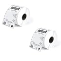 True-Ally 100mm x 150mm Direct Thermal Shipping Label, 4"x 6" Sticker Rolls, 400 Label per Roll, Strong Adhesive, Barcode Compatible for E-Commerce Couriers - Pack of 2 (800 Labels)