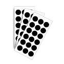 True-Ally 2000 Piece Black Color 1 Inch/25mm Round Dot Sticker Self Adhesive Labels Writable Surface for Kids Activity, File Classification, Calendar Planner (Black), 2000 Labels