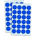True-Ally 2000 Piece Blue Color 1 Inch/25mm Round Dot Sticker Self Adhesive Labels Writable Surface for Kids Activity, File Classification, Calendar Planner (Blue)