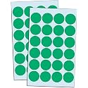 True-Ally 2000 Piece Green Color 1 Inch/25mm Round Dot Sticker Self Adhesive Labels Writable Surface for Kids Activity, File Classification, Calendar Planner (Green)