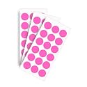 True-Ally 2000 Piece Pink Color 1 Inch/25mm Round Dot Sticker Self Adhesive Labels Writable Surface for Kids Activity, File Classification, Calendar Planner (Pink)