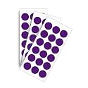 True-Ally 2000 Piece Purple Color 1 Inch/25mm Round Dot Sticker Self Adhesive Labels Writable Surface for Kids Activity, File Classification, Calendar Planner (Purple), 2000 Labels
