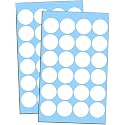 True-Ally 2000 Piece White Color 1 Inch/25mm Round Dot Sticker Self Adhesive Labels Writable Surface for Kids Activity, File Classification, Calendar Planner (White), 2000 Labels