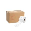 True-Ally 50x25 Chromo Barcode Label Sticker - 2 x 1 inches - 50mm x 25mm - 1000 Labels Per Roll - Self Adhesive Sticker for Printing Barcoding(Ribbon Required) (10 Rolls per Pack (10000 Labels))