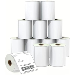 true-ally 75x50 chromo barcode label sticker - 3 x 2 inches - 75mm x 50mm - 1000 labels per roll - self adhesive sticker for printing barcoding ribbon required 10 roll per pack 10000 labels