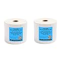 True-Ally 75x50 (Chromo) Barcode Label Sticker - 3 x 2 inches - 75mm x 50mm - 1000 Labels Per Roll - Self Adhesive Sticker for Printing Barcoding (Ribbon Required) (2 Roll per Pack (2000 Labels))