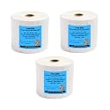 True-Ally 75x50 (Chromo) Barcode Label Sticker - 3 x 2 inches - 75mm x 50mm - 1000 Labels Per Roll - Self Adhesive Sticker for Printing Barcoding (Ribbon Required) (3 Roll per Pack (3000 Labels))