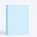 True-Ally A4 Azure Blue Paper 75 GSM, Premium Ultra Smooth Double-Side Printable Colored Sheets, Printer Friendly Office Paper for Invoices, Letterheads, Projects & Crafts, Pack of 100 Sheets